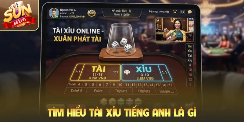 Tìm hiểu tài xỉu tiếng Anh là gì
